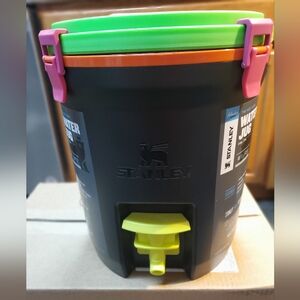 Stanley Spring Fling Neon Black 2 gallon Water Jug | NWT